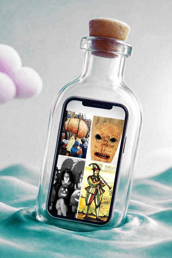 A bottle of content making its way through the ocean of content online
