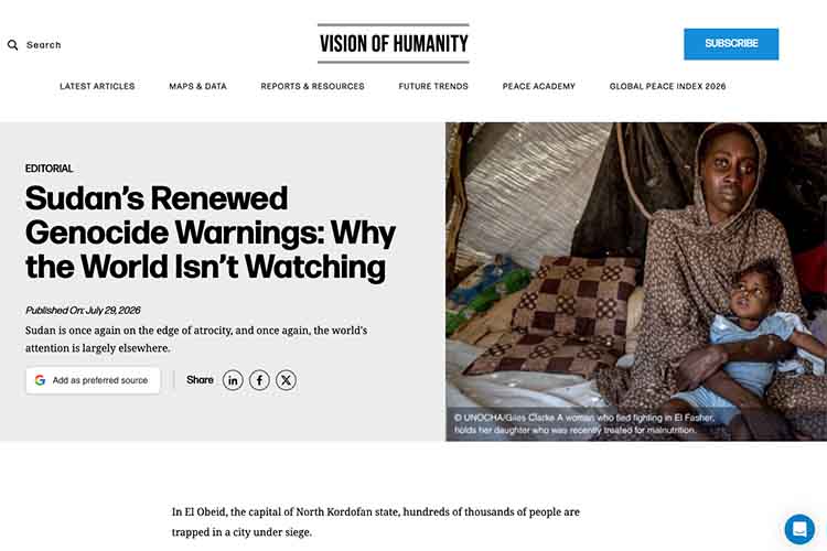 screenshot of article