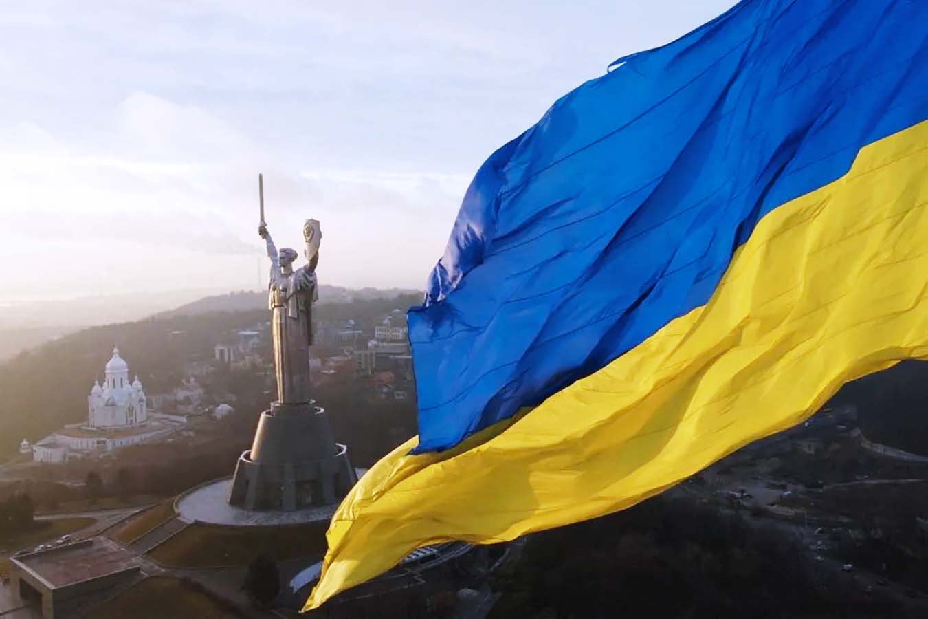 Aerial view of Kyiv