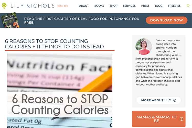 screenshot of article