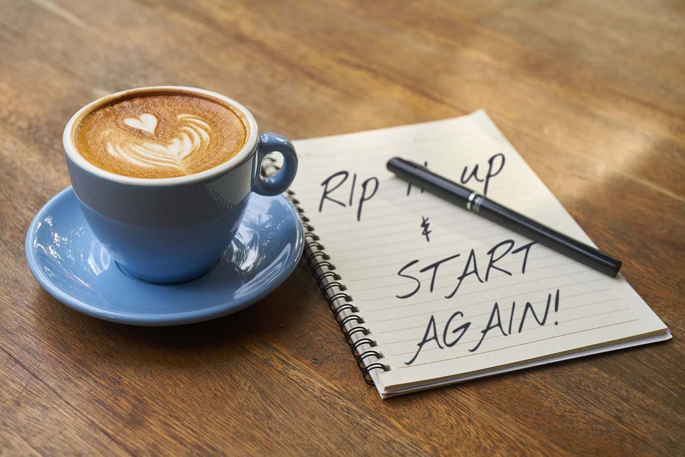 rip it up and start again