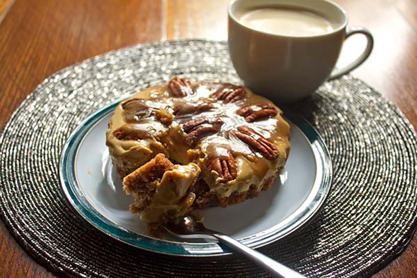 Bitter Toffee Pecan Cheesecake