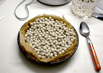 bitter toffee pecan cheesecake crust pre-bake