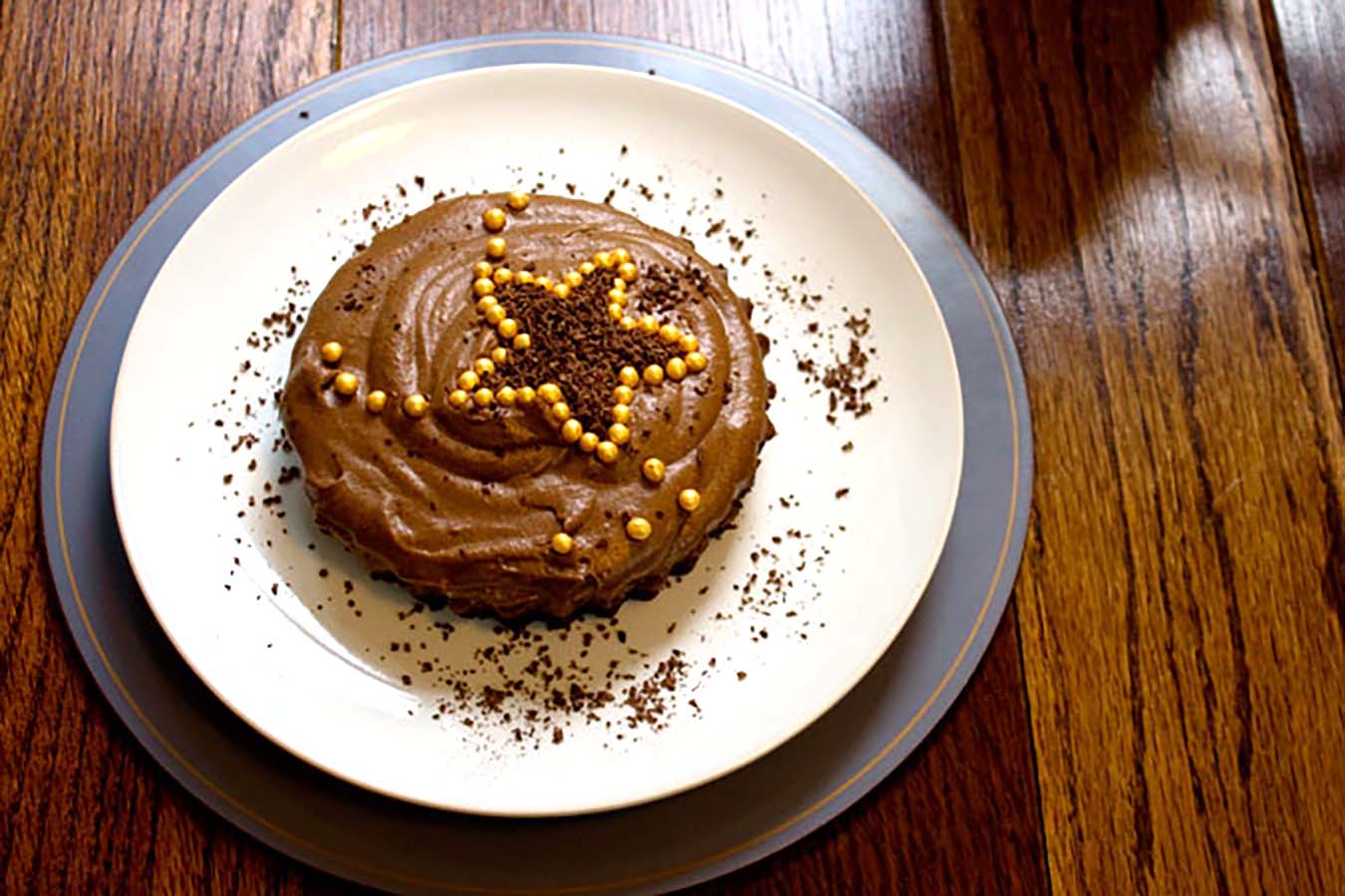 Chocolate Gingerbread Mousse Cake