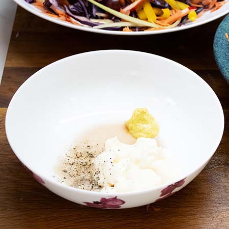 Ingredients-for-mayonnaise dressing