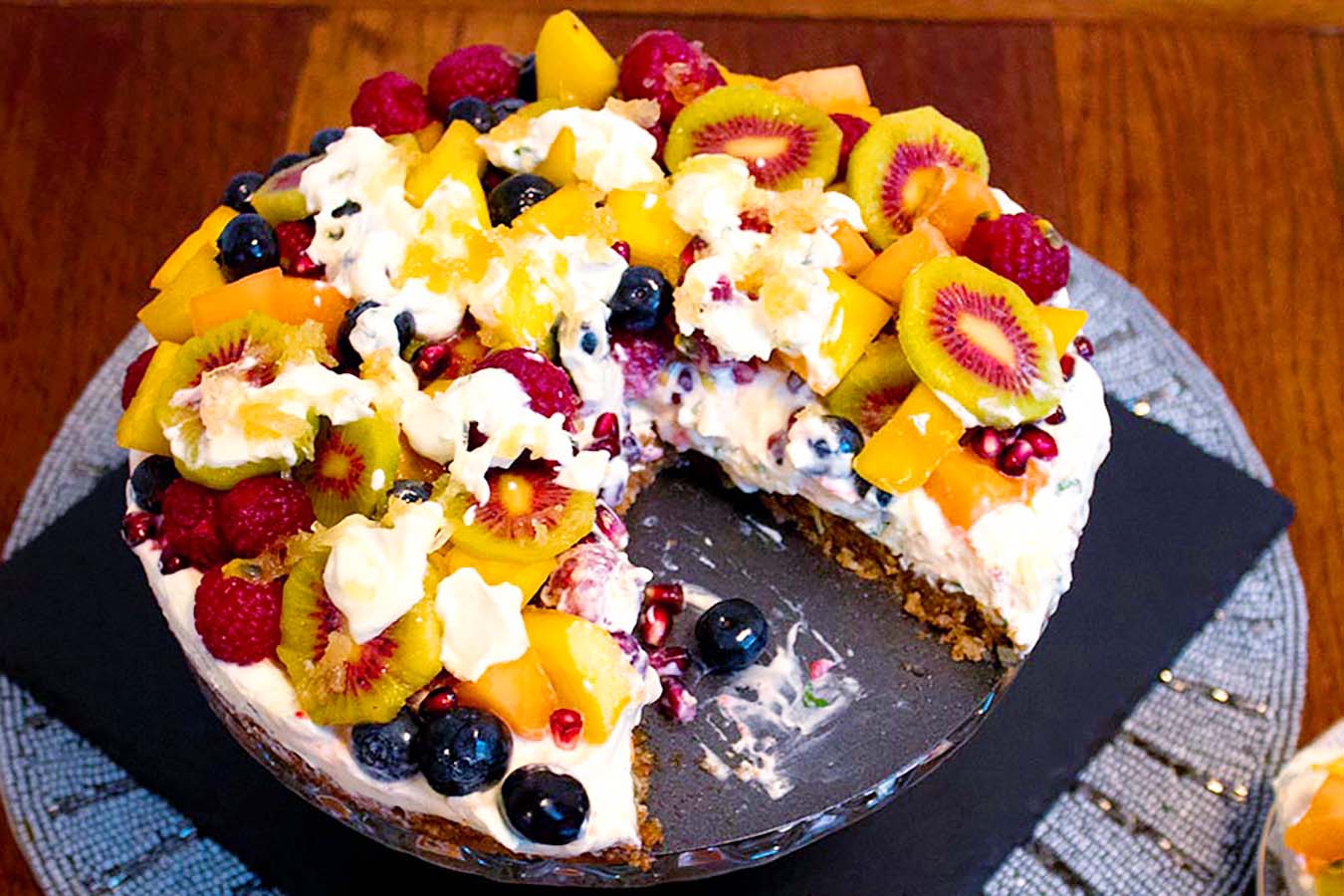 Fruit Salad Cake