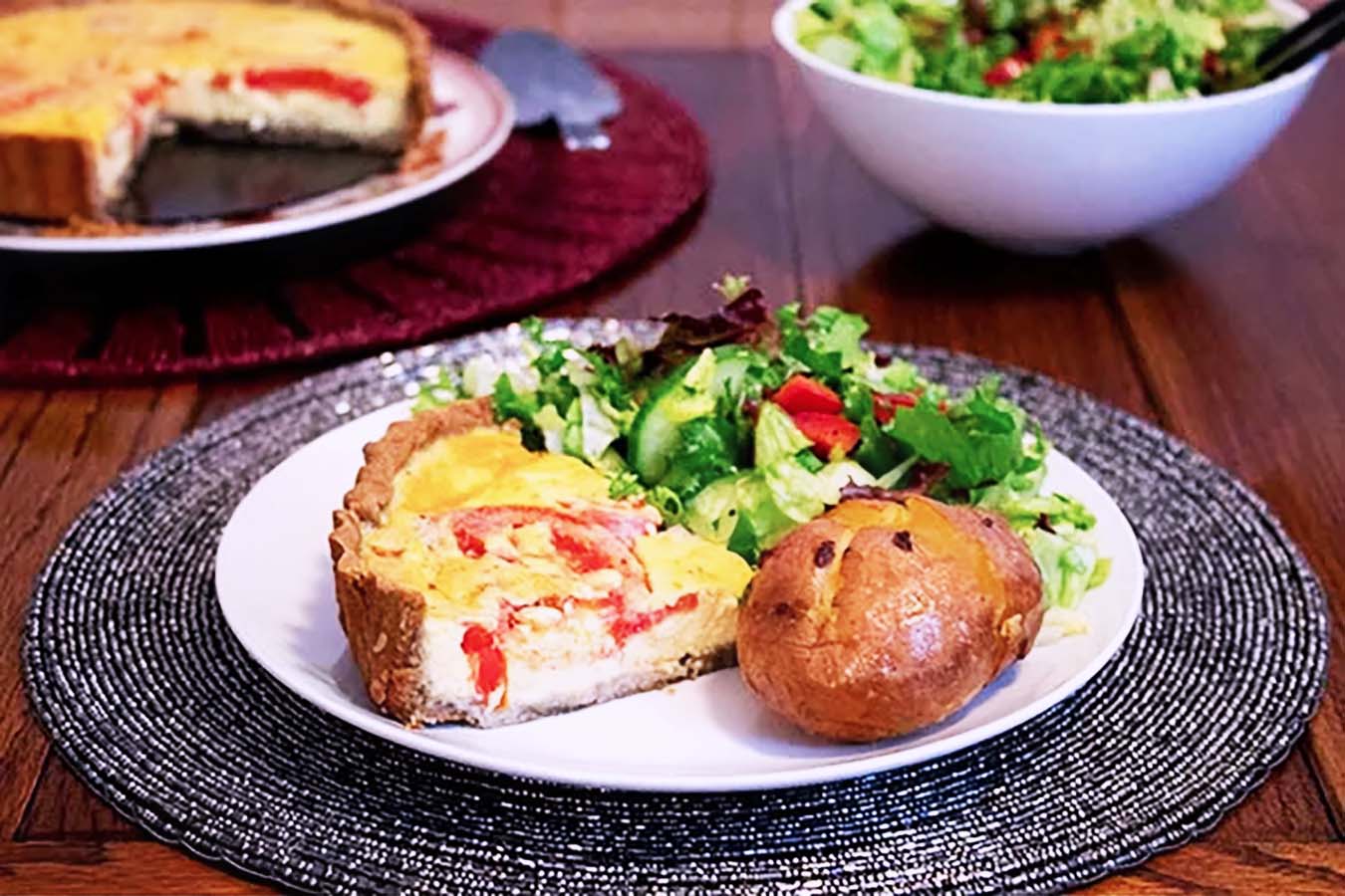 Gluten-free Simple Summer Quiche