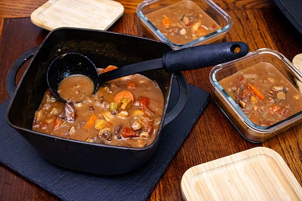 Lamb stewed in wine and honey