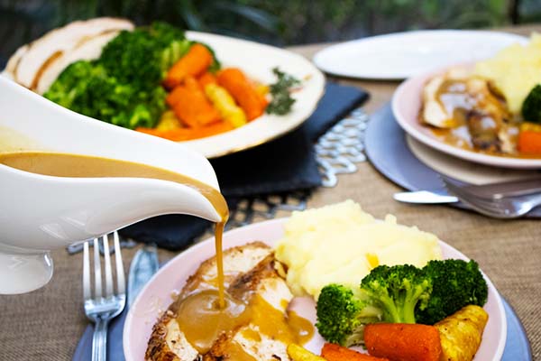  Orange and Thyme Roasted Chicken with Gravy