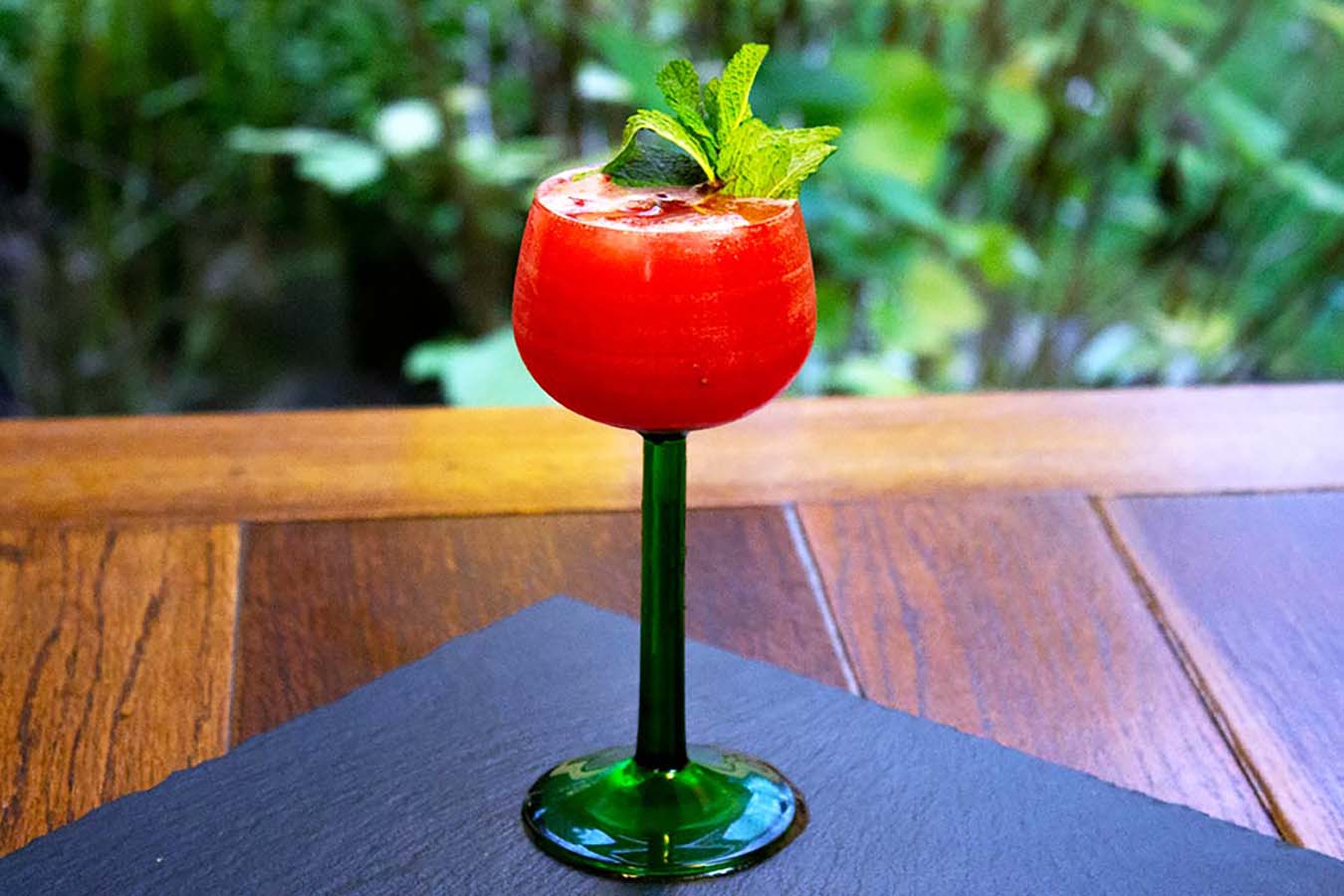 Raspberry Mint Daiquiri
