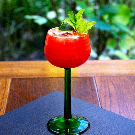 Raspberry Mint Daiquiri