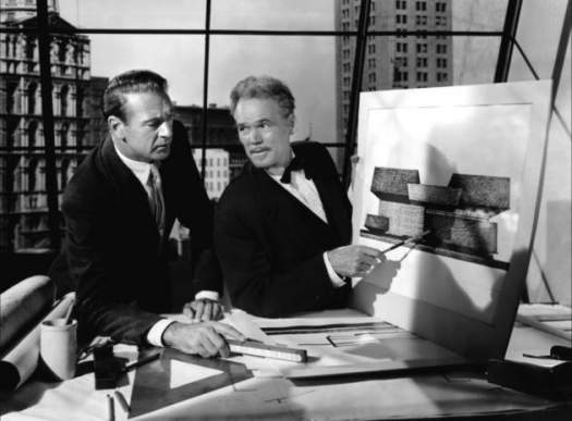 Howard and Henry working on a model building